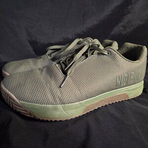 NOBULL Impact Trainers Olive Green / Gum Sole – Men’s Size 13 – Gym Use Only